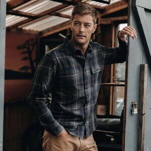 Taylor Stitch | The Moto Utility Shirt | Color: Shale Plaid | Size: 40 (M)
